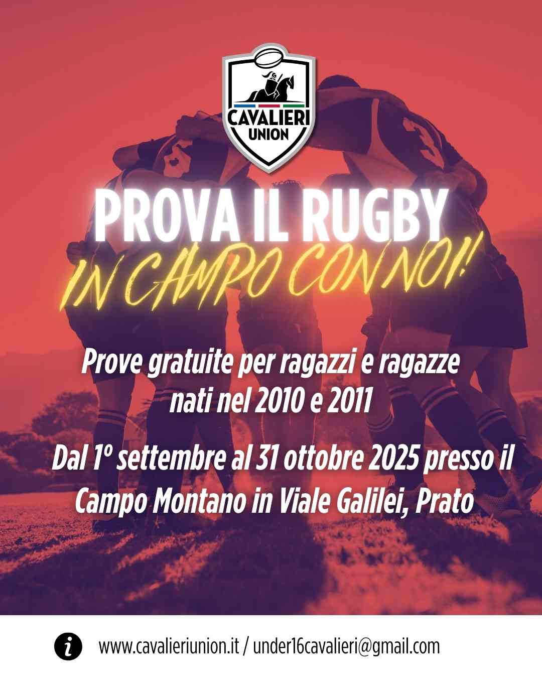 “Prova il Rugby – In campo con noi!”: due mesi per scoprire la palla ovale e i suoi valori